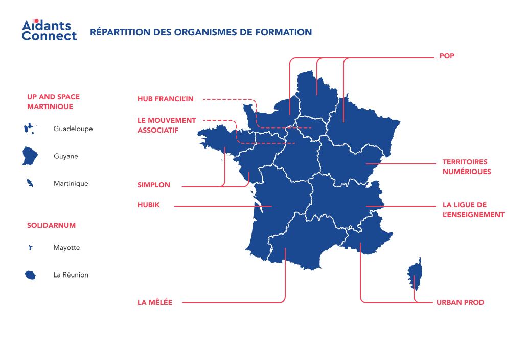 Carte formations aidants connect